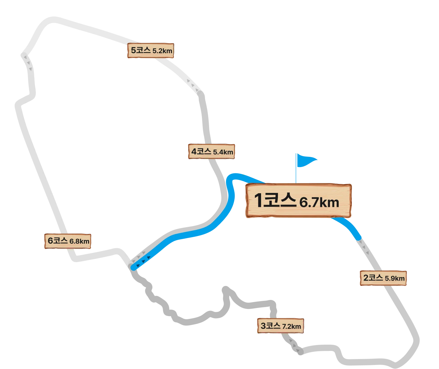 Gangnam Dulle-gil Map