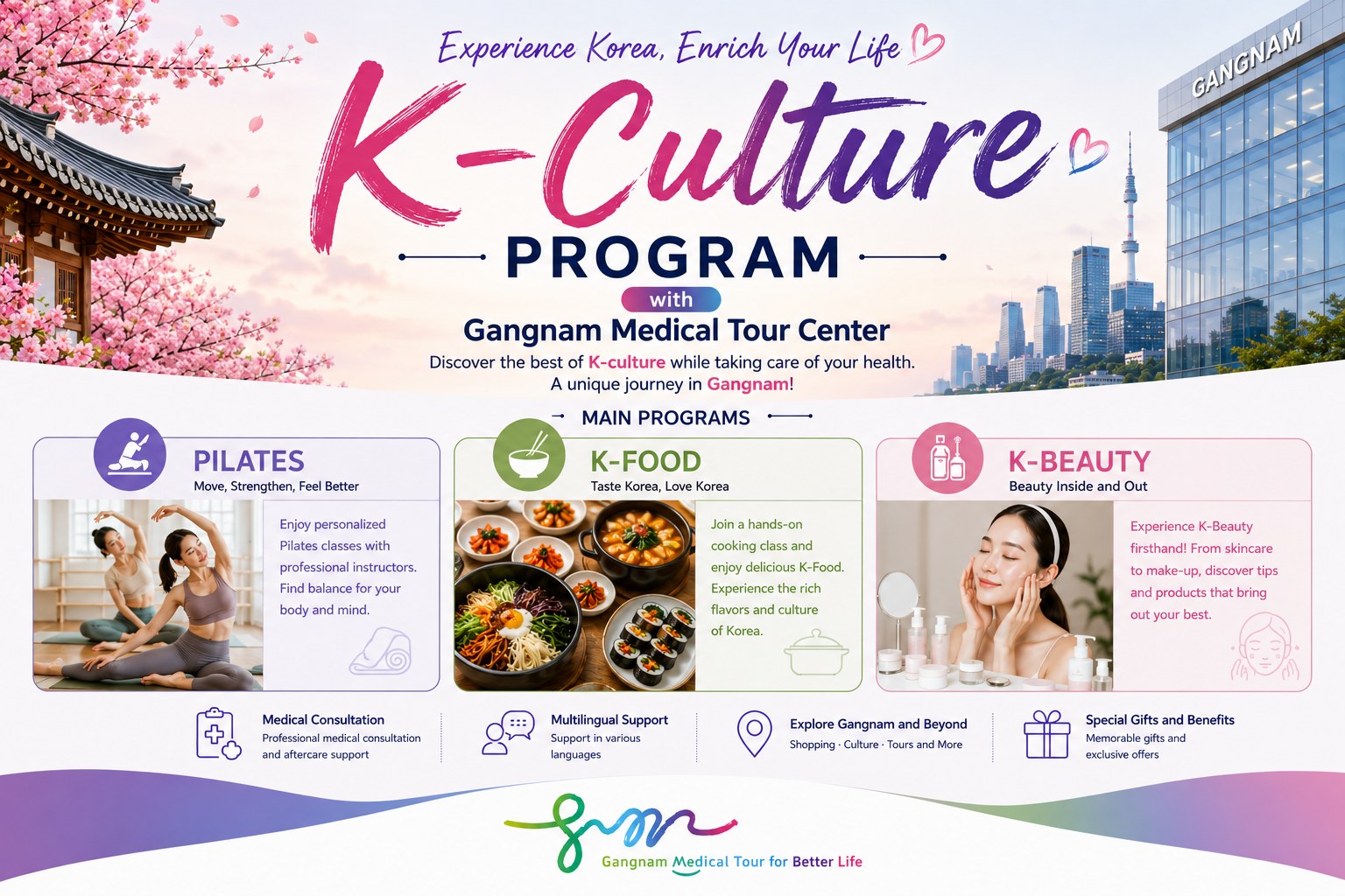 K-Culture Program with Gangnam Medical Tour Center (June)